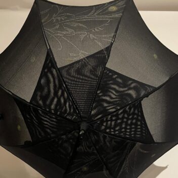 風通紗の羽織で作る日傘