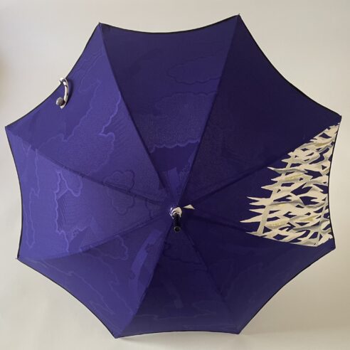 振袖で作る日傘