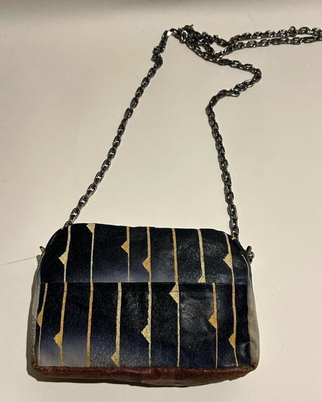 着物リメイク☆日傘とバッグのセット♡（小紋、更紗、鳥、花、灰茶、竹）ハンドメイド 着物リメイク☆日傘とバッグのセット♡（小紋、更紗、鳥、花、灰